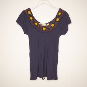 Urban Outfitters | Short Sleeve Beaded Tunic B1